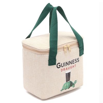 PE Foam Aluminum Foil Lunch Picnic Jute Cooler Bag