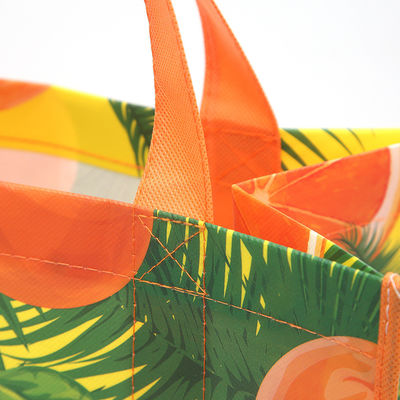 Reusable 120GSM Full Color Printed Shopping PP Woven Plastic Bag